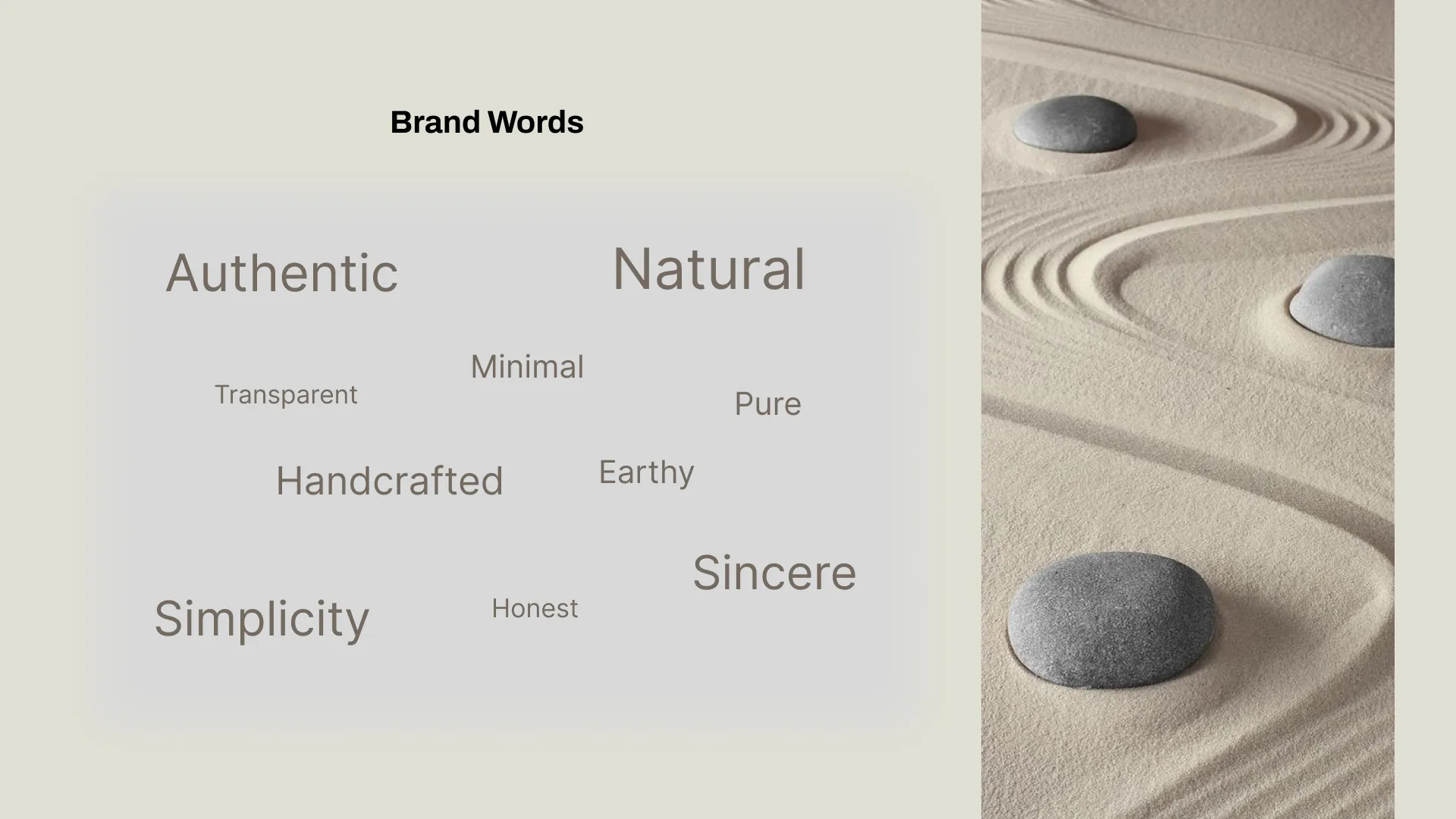 Stone & Honey packaging layout
