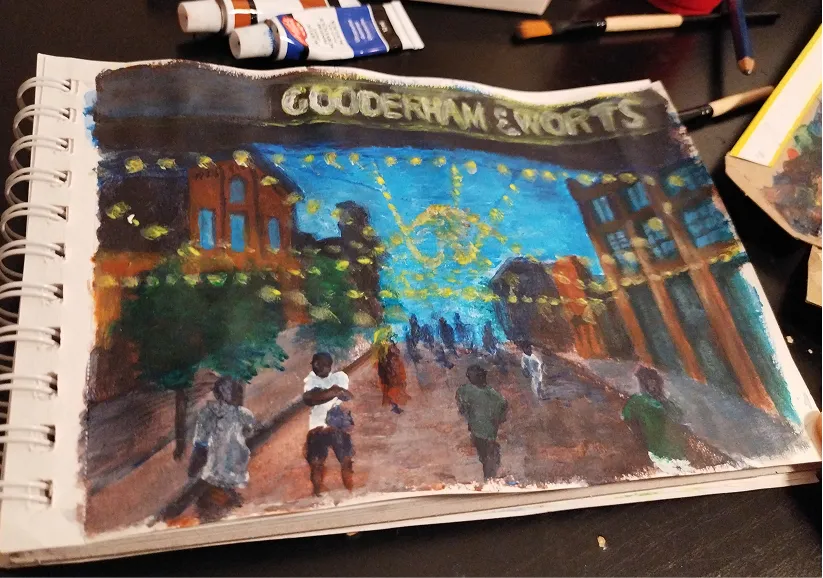 Market painting