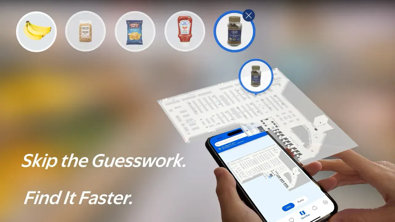 Product location search app